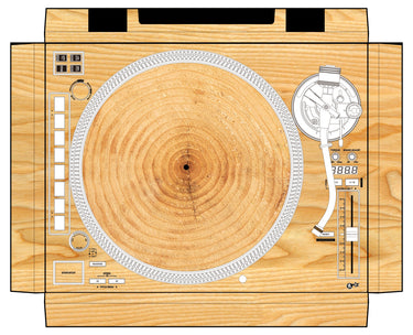 Reloop RP 8000 MK2 Skin Woody